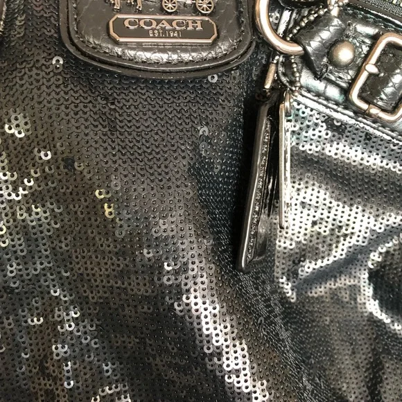 Coach Limited Edition Sequined Handbag, like new condition